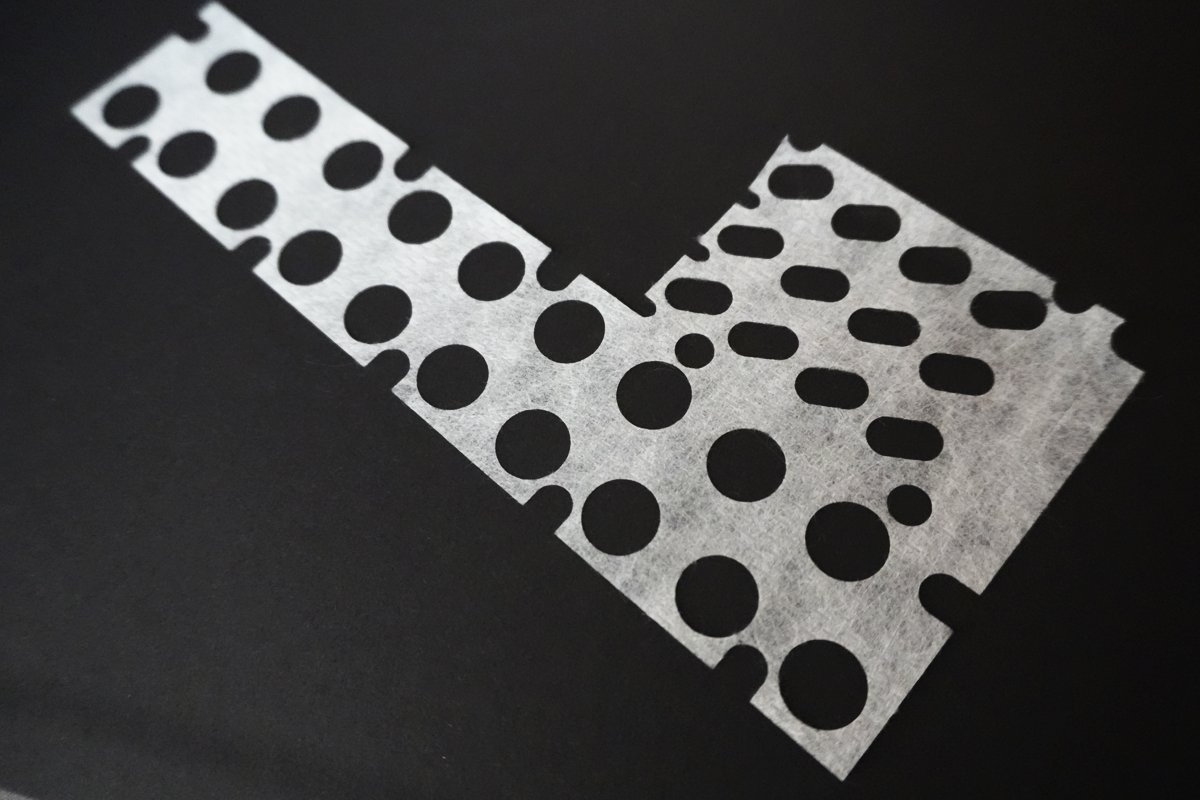 医療機器向け不織布の精密抜き加工